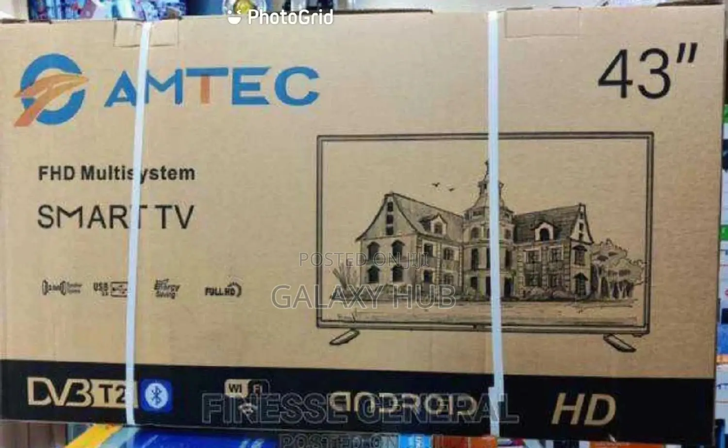 Amtec 43" Smart Tv With Bluetooth