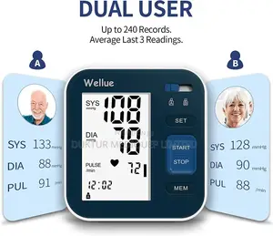 Upper Arm BP Monitor With Smart App, Dual User 240 Memory