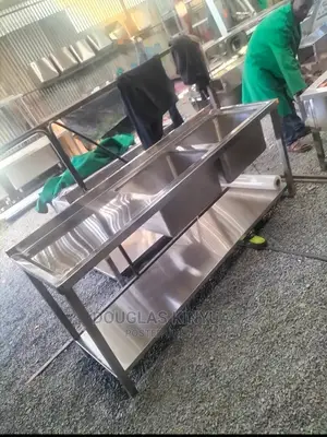Double Bowl Stainless Steel Kitchen Washing Sink: