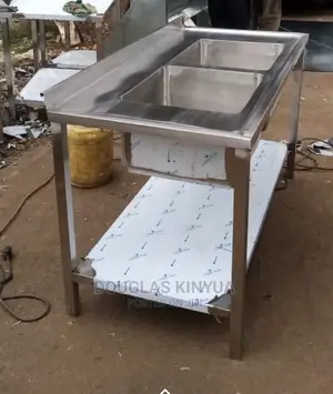 Double Bowl Kitchen Washing Sink