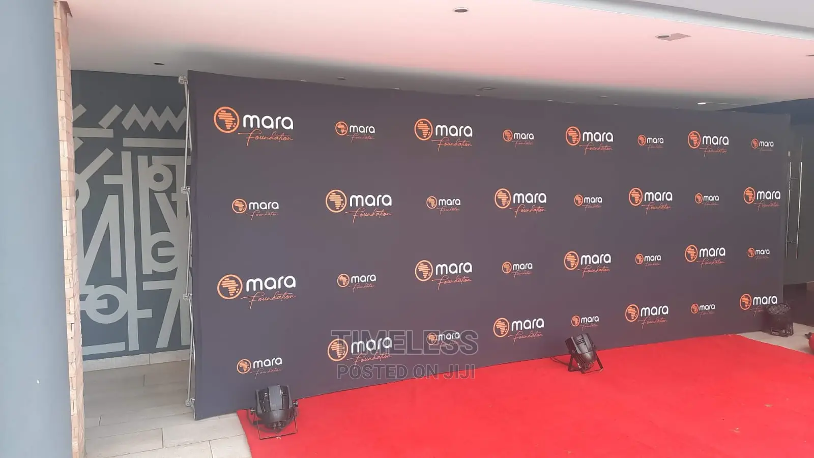 Cloth Back Drop Banner