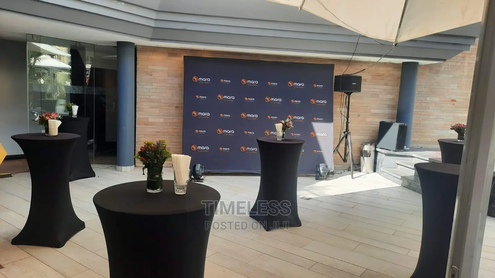 Cloth Back Drop Banner