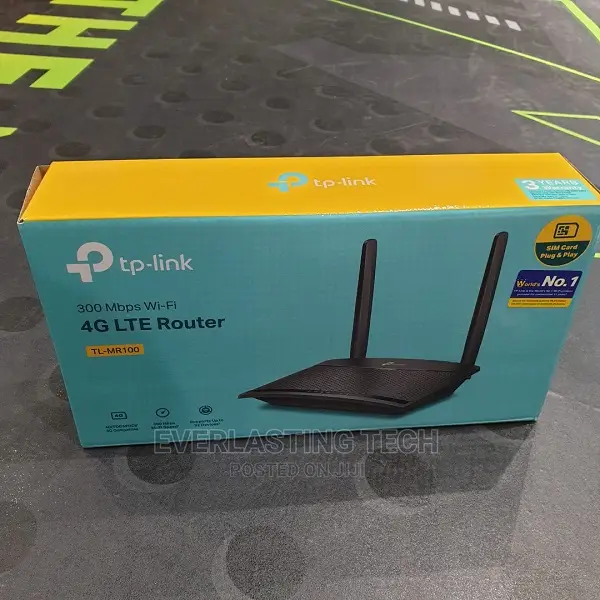 Tp-Link 300mbps Wireless 4G LTE Router MR100(Sim Card)