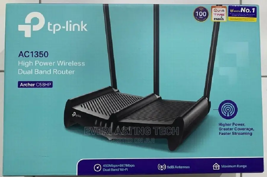 Tp-Link Ac1350 High Power Wireless Dual Band Router -C58hp