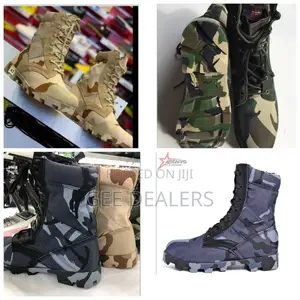 Combat Camouflage Military Boots