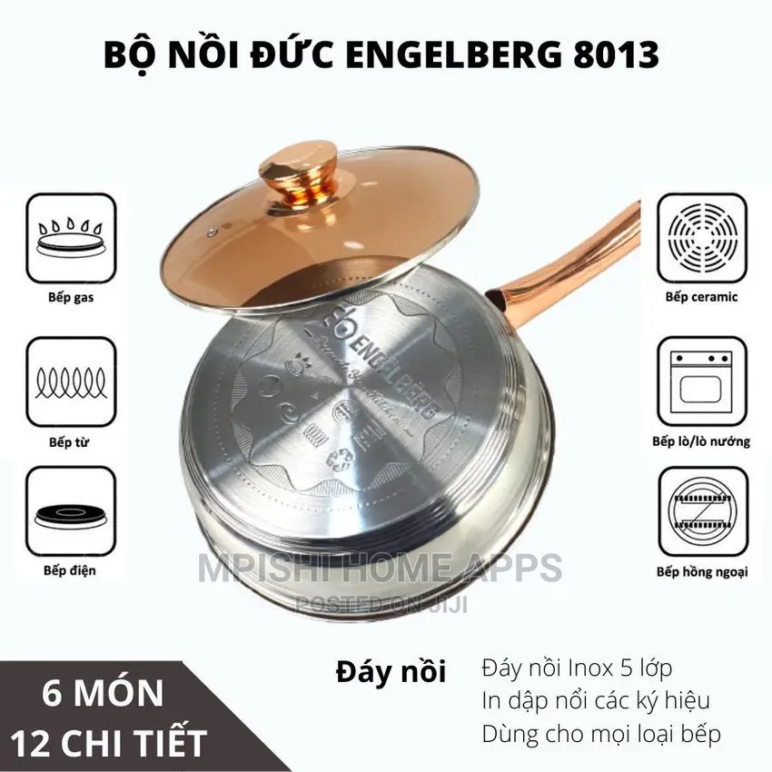 Engelberg Cookware Set 12pcs