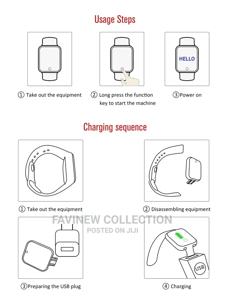 Y68 Smart Bracelet/Watch