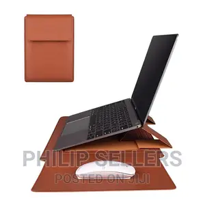 High Quality Waterproof Slim Pu Leather Laptop Sleeve Bag Ca