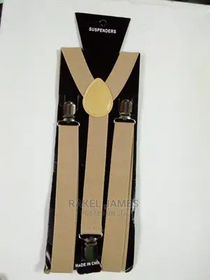 Beige Suspenders