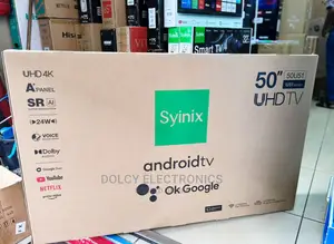Syinix 50 Inch UHD Android Chromecast TV
