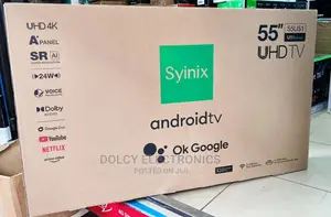 Syinix 55 Inch UHD Android Chromecast TV