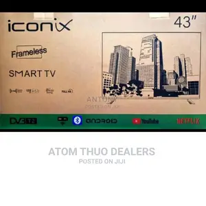 Iconix 43" Smart Android Frameless Tv With Bluetooth