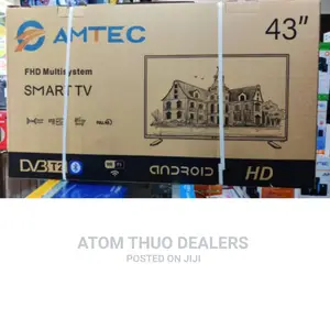 Amtec 43" Smart Android Tv With Bluetooth 