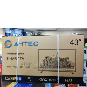 Amtec 43" Smart Android Tv With Bluetooth 