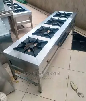 Stainless Steel Four Burners Gas Cooker.(Commercial Cooker):
