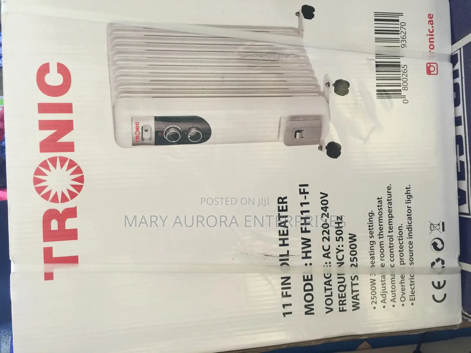Room Oil Heater 9 Fin Tronic
