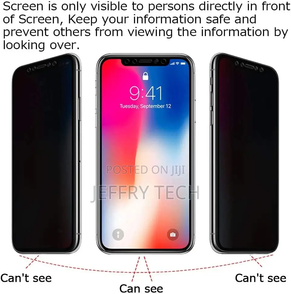 Privacy Screen Protector, Compatible With TECNO SPARK 8C Ant