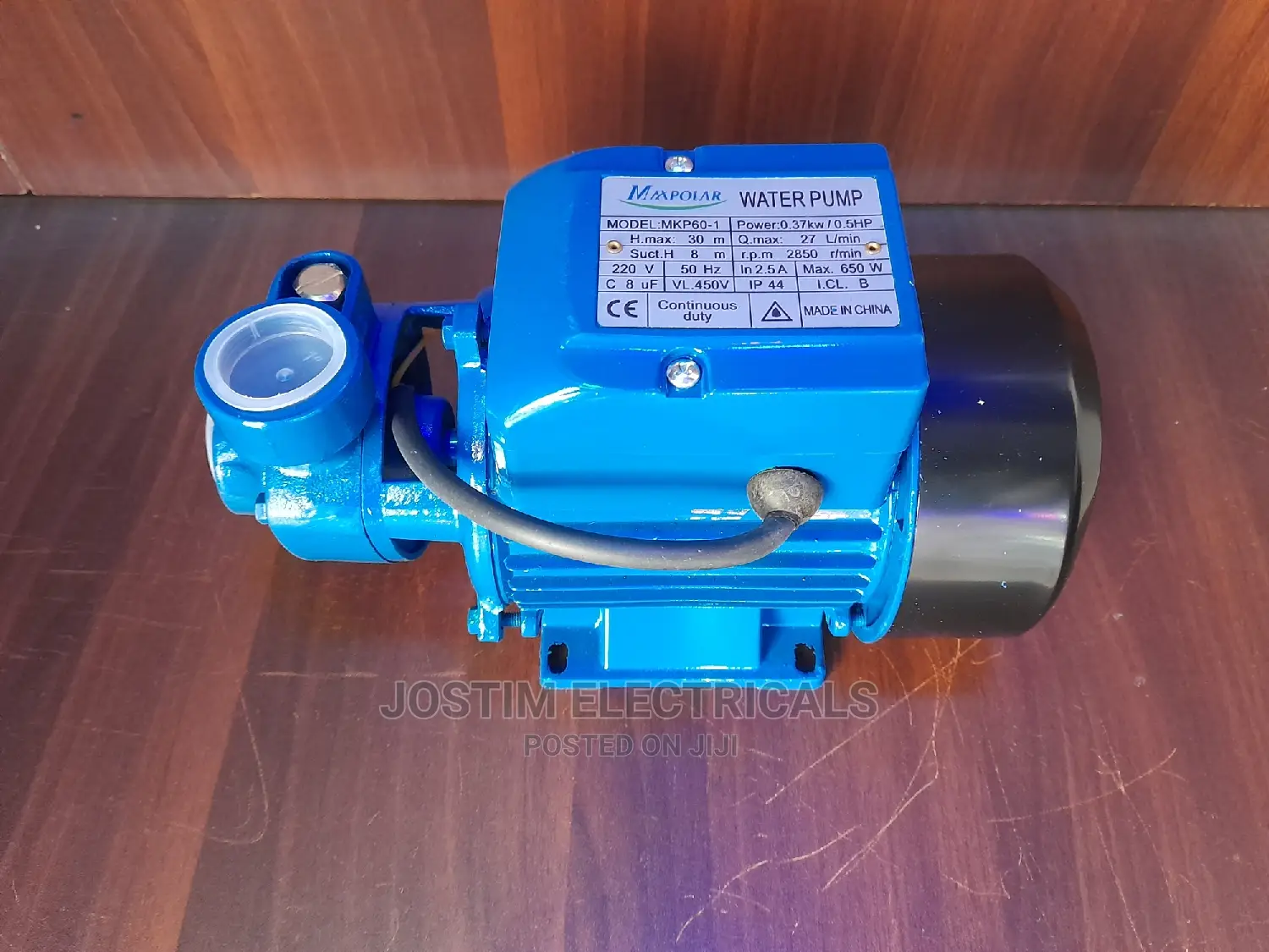 High Quality Water Pump 0.5hp