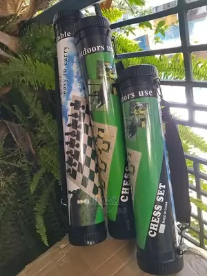Chess Set in Round Tube.