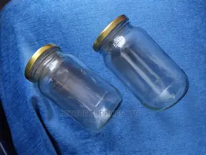 A Box Of 40 Glass Jars 500g With Airtight Lids