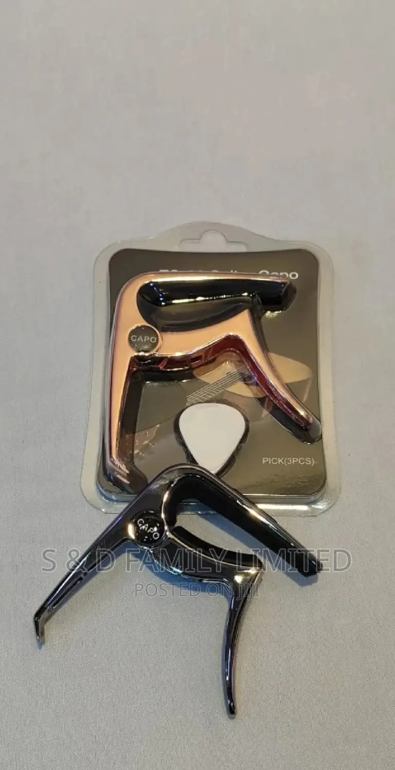 Acoustic Guitar Capo Plus Picks