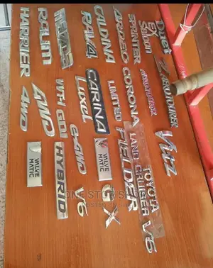 Different Chrome Replacement Car Rear Badge Stickers