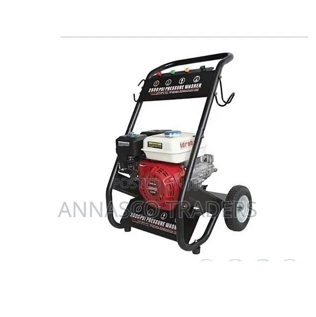 High Pressure Washer Machine 6.5HP Gasoline Engine - Black 