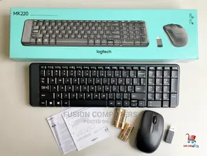 Logitech MK220 Compact Wireless Keyboard Mouse Combo