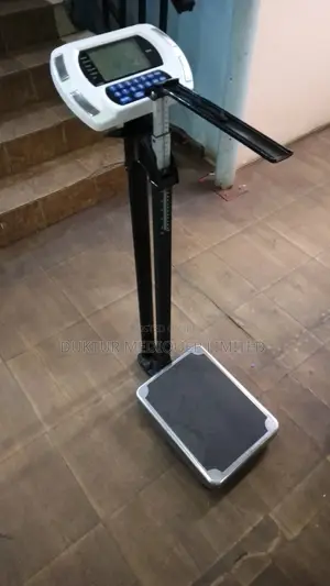Digital Height And Weight Scale, Max 200kg, 210/60cm Height