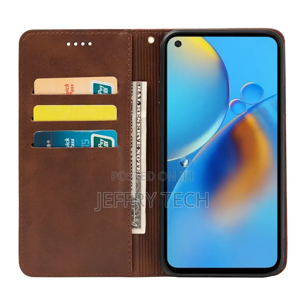 Nokia C21 PU Leather Slim Flip Case Concealed Magnet
