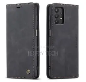 Samsung Galaxy A32 5G Retro Flip Leather Wallet Case Black