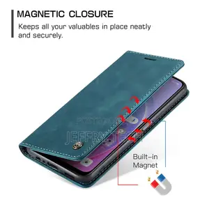 OPPO Realme 9i 4G Retro Flip Leather Wallet Case Blue