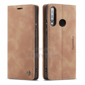 Huawei P30 Lite Retro Flip Leather Wallet Case Brown