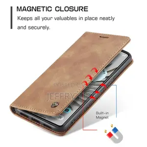 Google Pixel 7 Pro Retro Flip Leather Wallet Case Brown