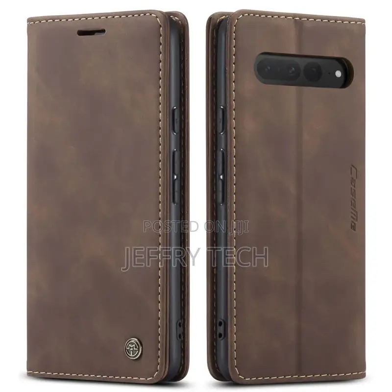 Google Pixel 7 Pro Retro Flip Leather Wallet Case Coffee
