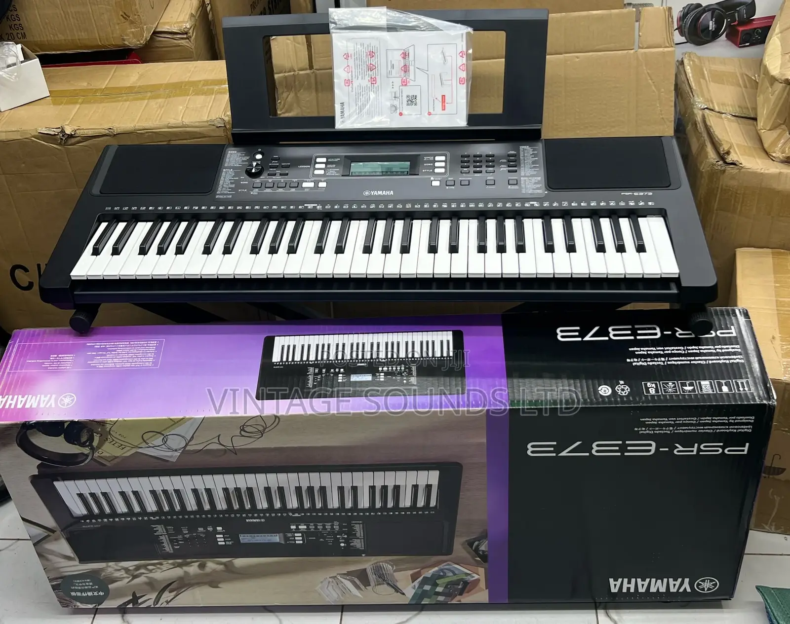 Yamaha PSR-E373 Portable Keyboard With 61 Keys