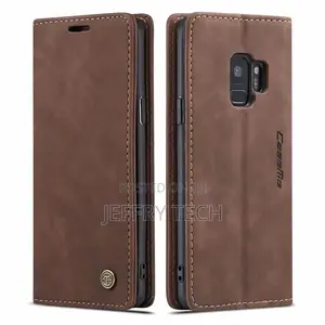 Samsung Galaxy S9 Retro Matte Soft Flip Leather Wallet Case