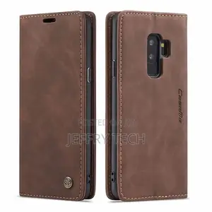 Samsung Galaxy S9 Plus Retro Matte Soft Flip Leathercoffee