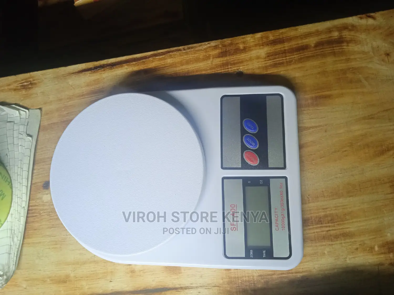 Portable Kitchen Scale With Digital Display