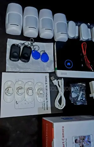 Budget GSM Wireless Burglar ALARM KIT With Smart Camera