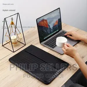 Woldone PU Leather Laptop With Stand Bag for Women Men