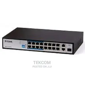 D-Link DES-F1016P-E 16-Port Unmanaged 250m Poe+