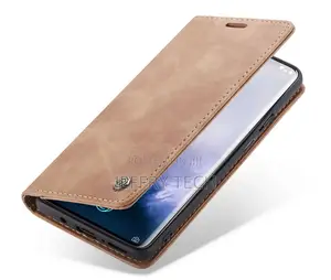 Flip Oneplus 7 Pro Leather Wallet Case Brown