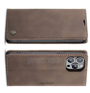 iPhone 13 Pro Retro Flip Leather Wallet Case Coffee