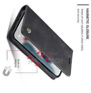iPhone 13 Pro Retro Flip Leather Wallet Case Black