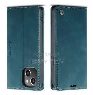 iPhone 13 Retro Flip Leather Wallet Case Blue