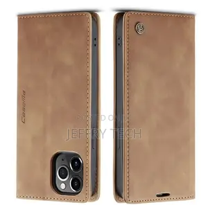 iPhone 12 Pro Max Retro Flip Leather Wallet Case Brown