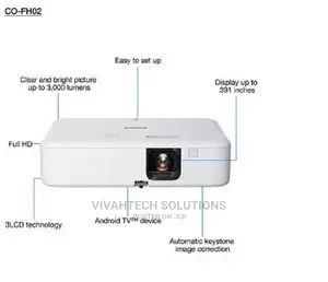 Co-Fh02 Epson Projector (3000lumens) Smart `"