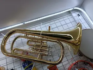 Gold Euphonium Wind Instrument