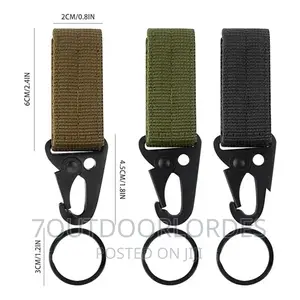 Tactical Gear Utility Webbing Belt Key Chain